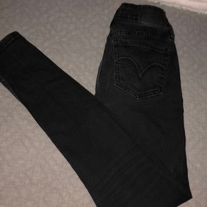 Black Faded Levi Jeans!!
